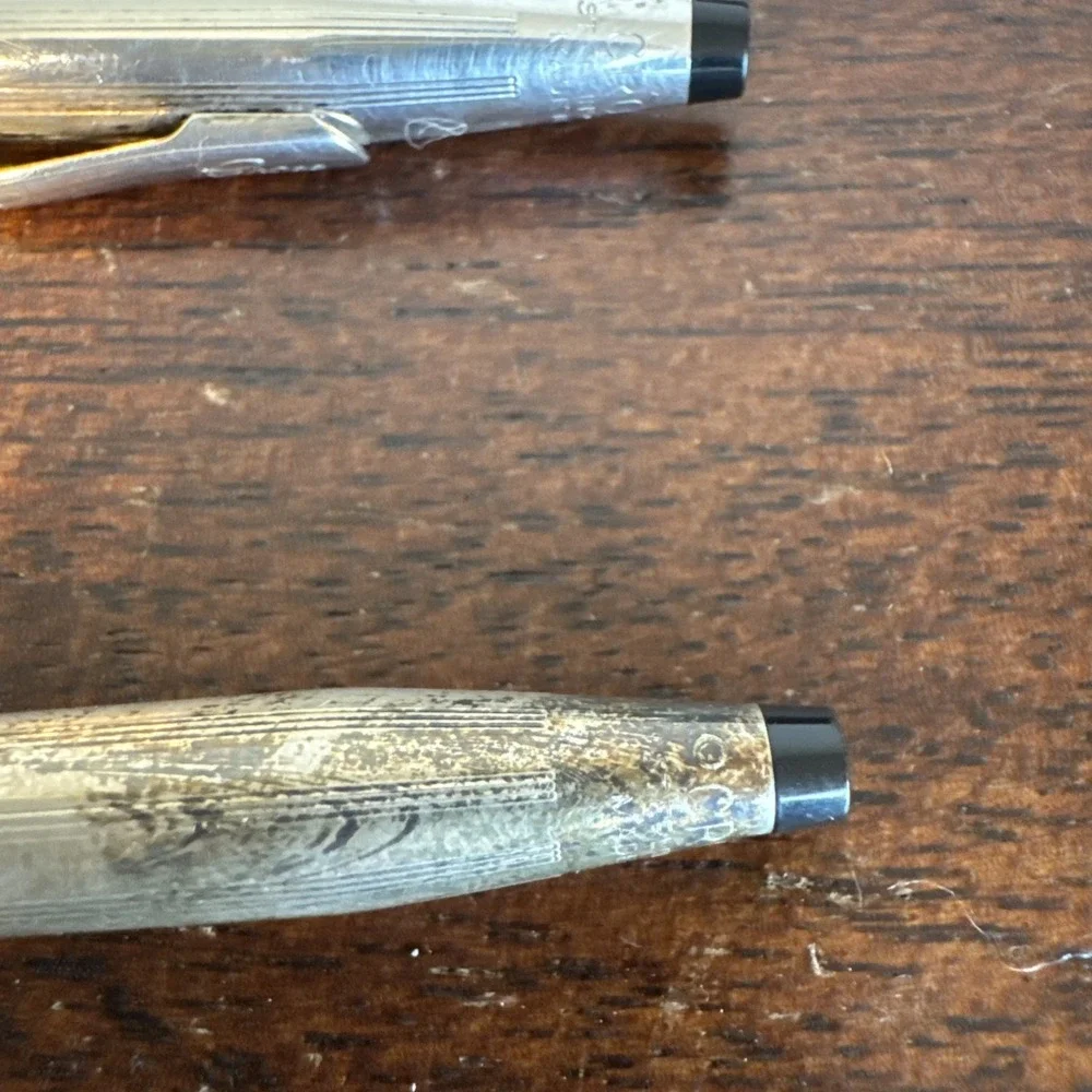 Sterling Cross Couples Gifts - For Him & For Her Pen Set Vintage Hard Case